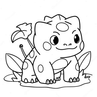 Bulbasaur att färglägga | Bulbasaur målarbild