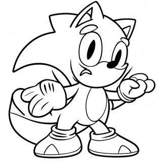 Big the Cat Sonic färgläggningssida | Stora katten Sonic målarbild
