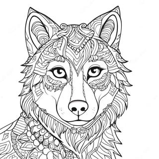 Roxanne Wolf Målarbild | Roxanne Wolf målarbild