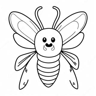 Geting Färgläggningssida | Hornet målarbild