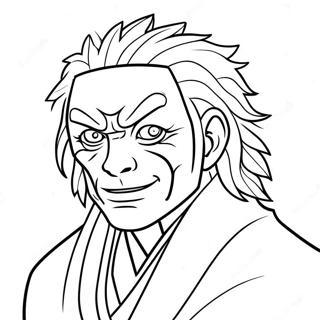 Shigaraki Skurk Färgläggningssida | Shigaraki målarbild