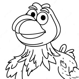 Grover färgläggningssida | Grover målarbild