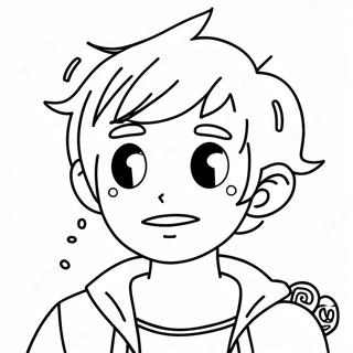 Scott Pilgrim Färgläggningssida | Scott Pilgrim målarbild