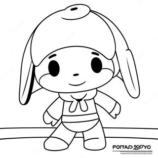 Pocoyo färgläggningssida | Pocoyo målarbild