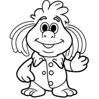 Fraggle Rock färgläggningssida | Fraggle Rock målarbild