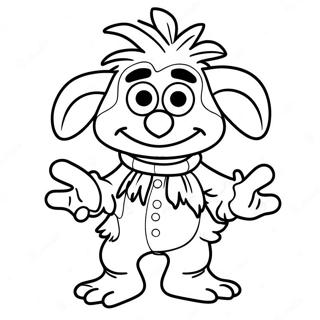 Gobo Fraggle färgläggningssida | Fraggle Rock målarbild