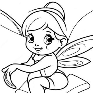 Tinker Bell Fe Färgläggning | Peter Pan målarbild