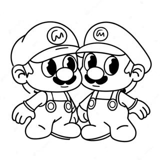Cappy och Mario Äventyr Färgläggning | Mario Odyssey målarbild