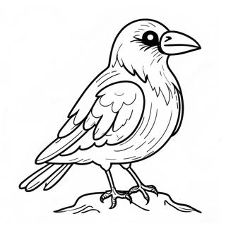 Kråka den Mystiska Karaktären Målarbild | Brawl Stars Crow målarbild