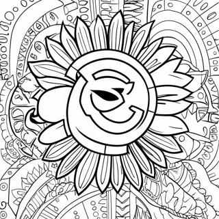 Chiefs Logotyp Färgläggningssida | Chefer målarbild