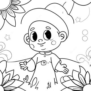 Dia del Nino färgläggningssida | Barnens dag målarbild