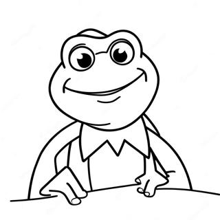Kermit Grodan Målarbild | Kermit grodan målarbild