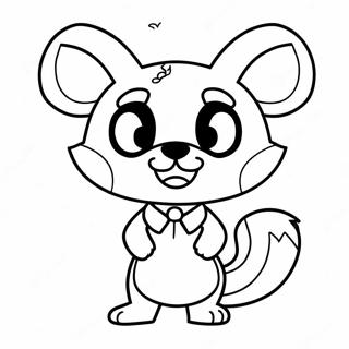 Aggretsuko Färgläggningssida | Aggretsuko målarbild