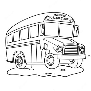 Magiska skolbussen Målarbilder