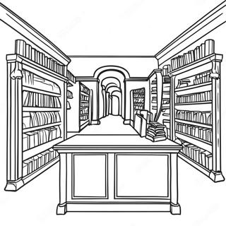 Bibliotekets Målarbild | Bibliotek målarbild