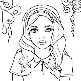 Valfre Färgläggningssida | Valfre målarbild