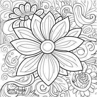 Tydlig och Lätt Blomma Målarbild | Tydlig och Enkel målarbild