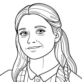 Ginny Weasley magisk målarbok | Ginny Weasley målarbild