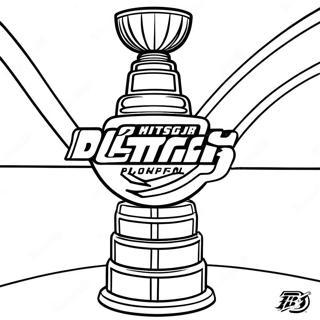 Spännande Stanley Cup Slutspel Målarbild | Stanley Cup målarbild