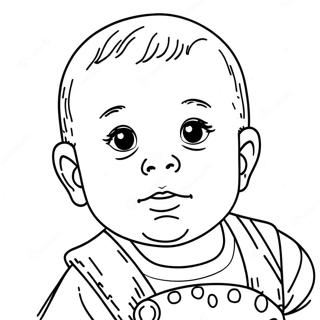 Baby John Färgläggningssida | Baby John målarbild