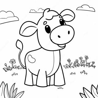 Click Clack Moo Målarbild | Klick Klack Muu målarbild