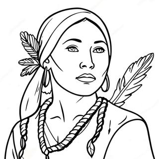 Sacagawea Målarbild | Sacagawea målarbild