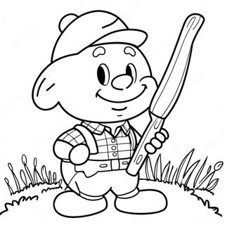 Elmer Fudd Färgläggningssida | Elmer Fudd målarbild