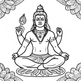 Shiva målarbild | Shiva målarbild