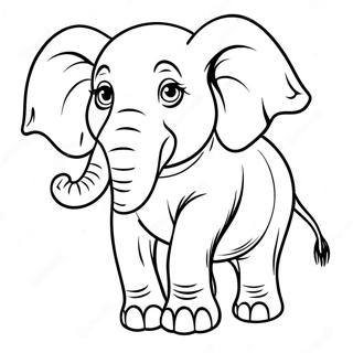 Realistisk elefant målarbild | Realistisk Elefant målarbild