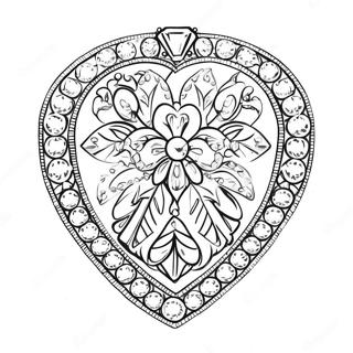 Tiffanys smycken målarbild | Tiffany målarbild