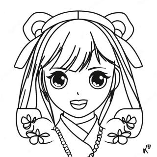 Kakegurui-logotyp målarbok | Kakegurui målarbild