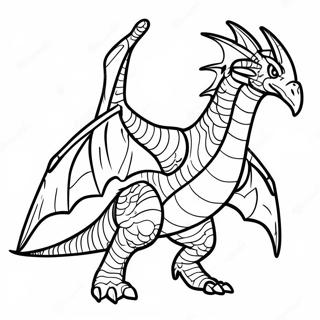Rodan Färgläggningssida | Rodan målarbild