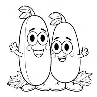 VeggieTales Målarbild | Grönsaksberättelser målarbild