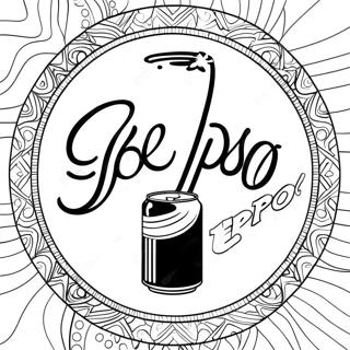 Pepsi Logotyp Målarbild | Pepsi målarbild