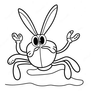 Mr Krabs Målarbild | Mr Krabs målarbild