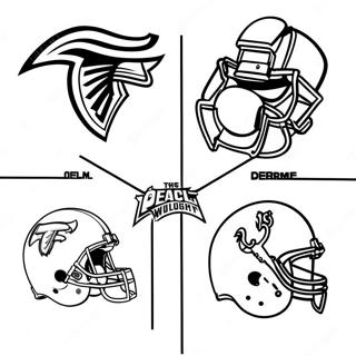 NFL Logotyper Målarbild | Alla NFL-logotyper målarbild