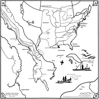 Lewis och Clark expedition karta färgläggningssida | Lewis och Clark målarbild