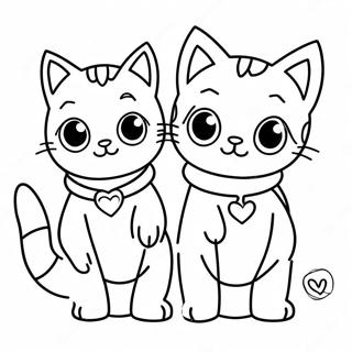 Äventyrliga superkatter färgläggningssida | Super Katter Bitsy målarbild