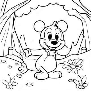 Disney sommar målarbild | Disney Sommar målarbild