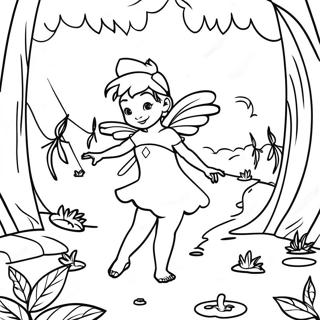 FernGully Magiska Skogen Färgläggningssida | FernGully målarbild