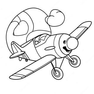 Disney Planes färgläggningssida | Disney Planes målarbild