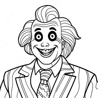 Beetlejuice Målarbild | Björngöken målarbild