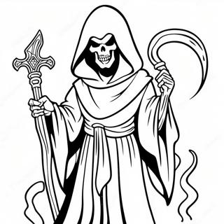 Demon Grim Reaper Målarbild | Demon Skördeman målarbild