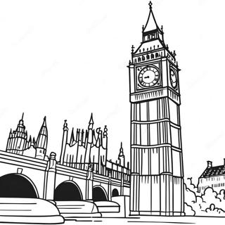 Big Ben Målarbild | Stora Ben målarbild