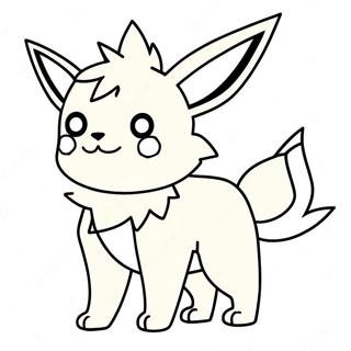 Jolteon Målarbild | Jolteon målarbild