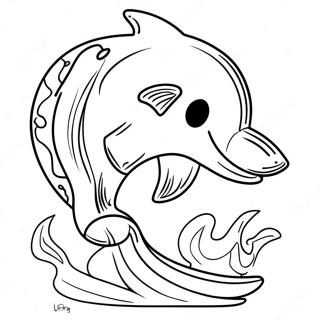 Miami Dolphins Logotyp Målarbild | Miami Dolphins målarbild