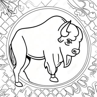 Buffalo Sabres logotyp färgläggningssida | Buffalo Sabres målarbild