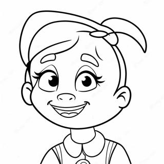 Penny Proud färgläggningssida | Penny Stolt målarbild