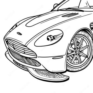Aston Martin Målarbild | Aston Martin målarbild