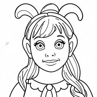 Cindy Lou Who Målarbild | Cindy Lou målarbild
